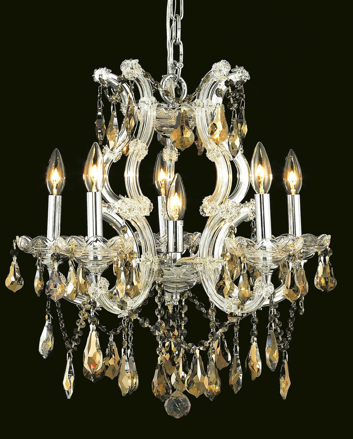 Elegant Maria Theresa 2801D20C-GT/RC Chandelier Light - Chrome