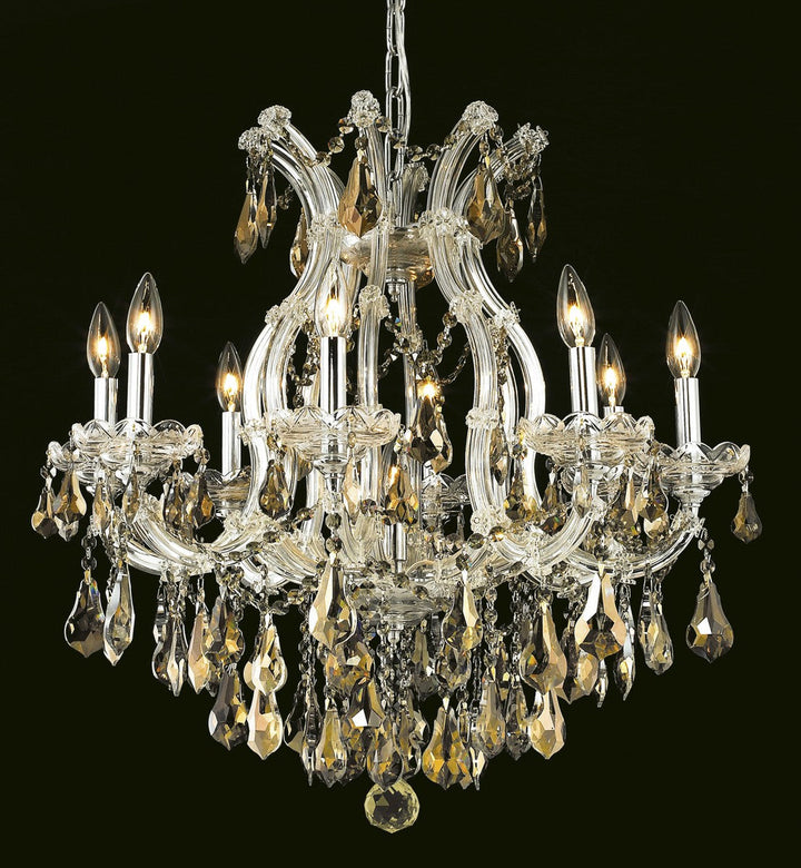 Elegant Maria Theresa 2801D26C-GT/RC Chandelier Light - Chrome