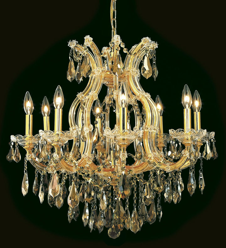 Elegant Maria Theresa 2801D26G-GT/RC Chandelier Light - Gold