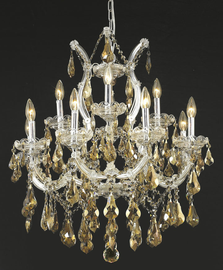 Elegant Maria Theresa 2801D27C-GT/RC Chandelier Light - Chrome