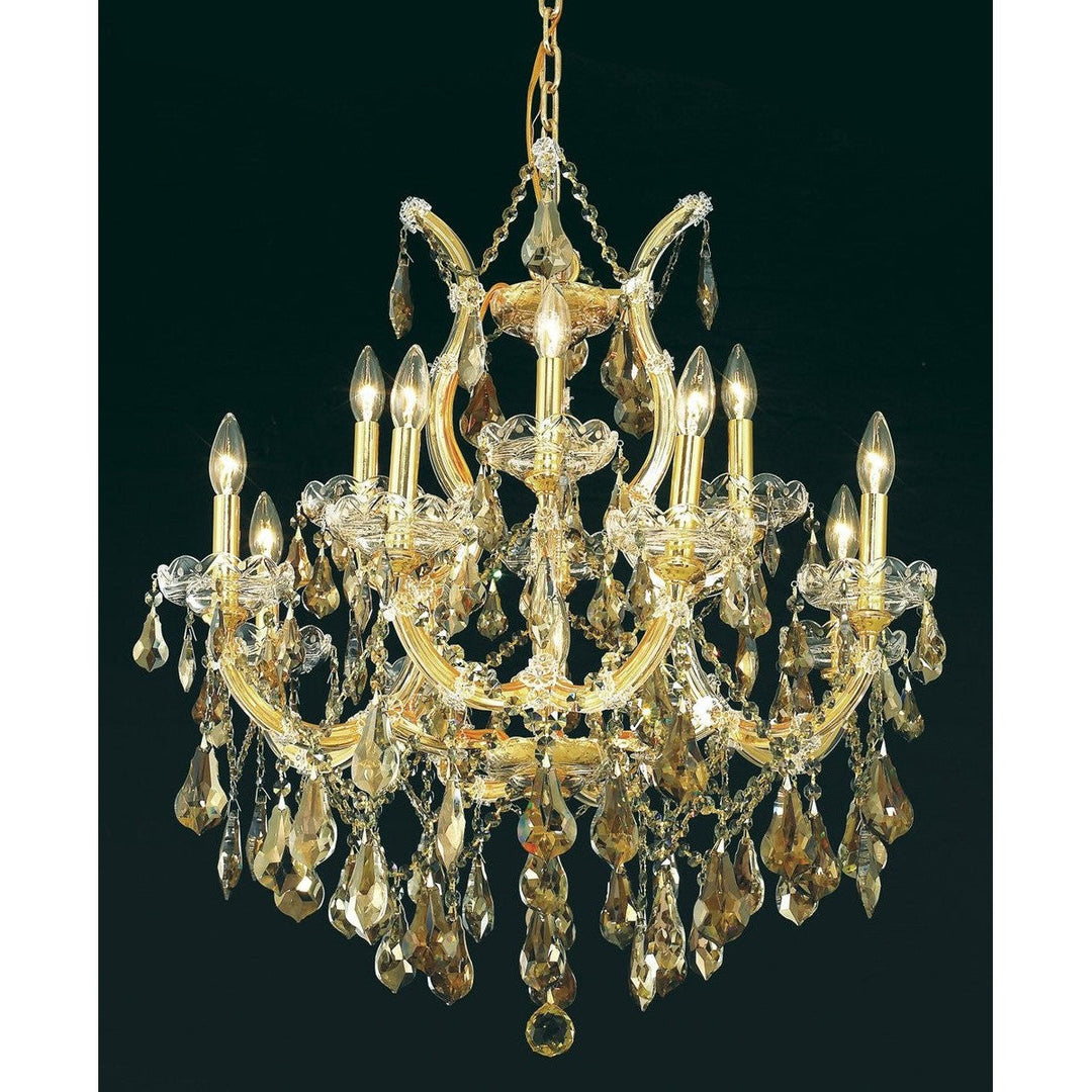 Elegant Maria Theresa 2801D27G-GT/RC Chandelier Light - Gold