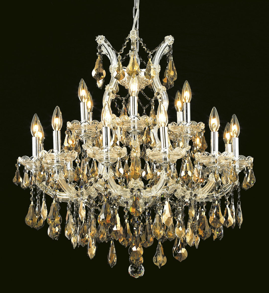 Elegant Maria Theresa 2801D30C-GT/RC Chandelier Light - Chrome