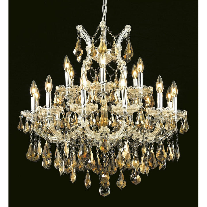 Elegant Maria Theresa 2801D30C-GT/RC Chandelier Light - Chrome