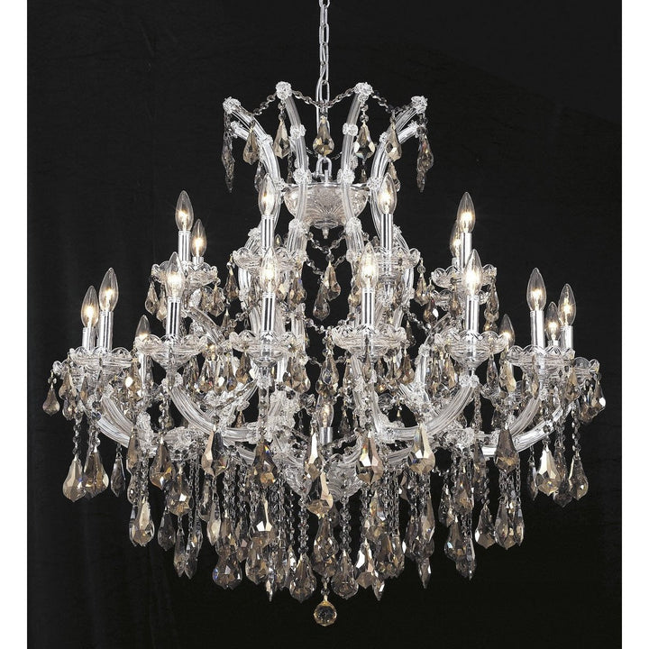 Elegant Maria Theresa 2801D36C-GT/RC Chandelier Light - Chrome