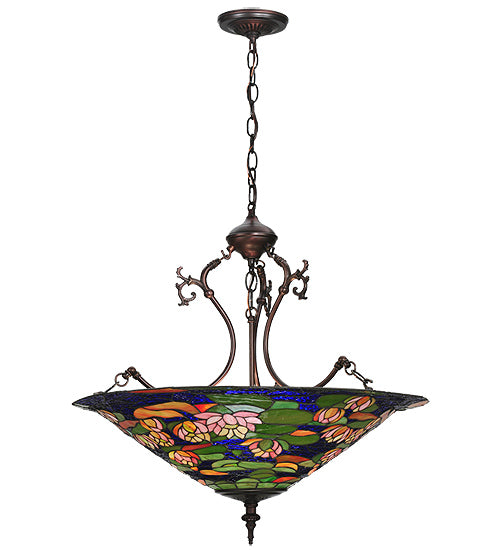 Meyda Tiffany Tiffany Pond Lily 32313 Pendant Light - Vacr Pink