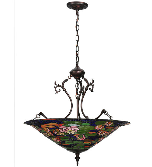 Meyda Tiffany Tiffany Pond Lily 32313 Pendant Light - Vacr Pink