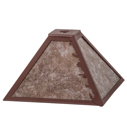 Meyda Tiffany Lighting 32321 Leaf Edge Shade Lamp Shade Bronze / Dark