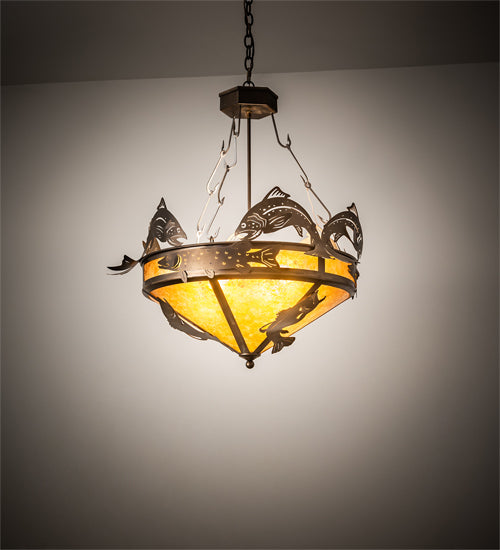 Meyda Tiffany Catch Of The Day 32356 Pendant Light - Antique Copper