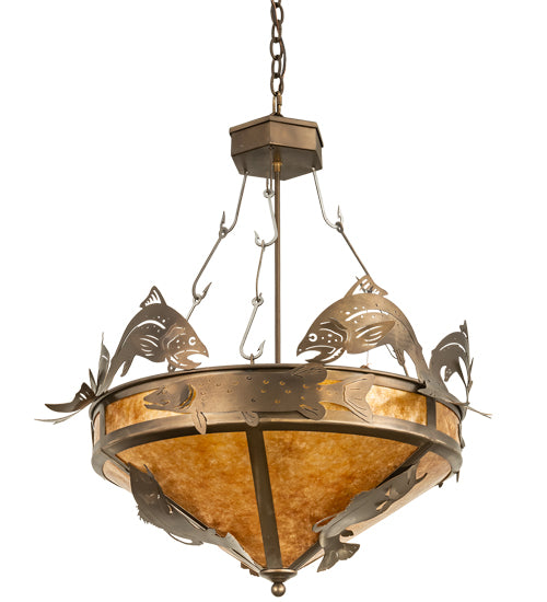 Meyda Tiffany Catch Of The Day 32356 Pendant Light - Antique Copper