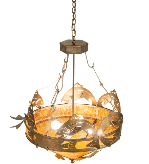 Meyda Tiffany Catch Of The Day 32356 Pendant Light - Antique Copper