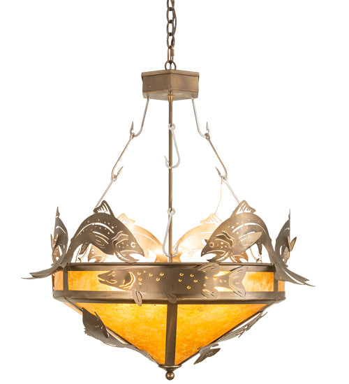 Meyda Tiffany Catch Of The Day 32356 Pendant Light - Antique Copper