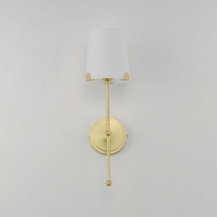 Maxim Huntington 32361WTSBR Wall Sconce Light - Satin Brass
