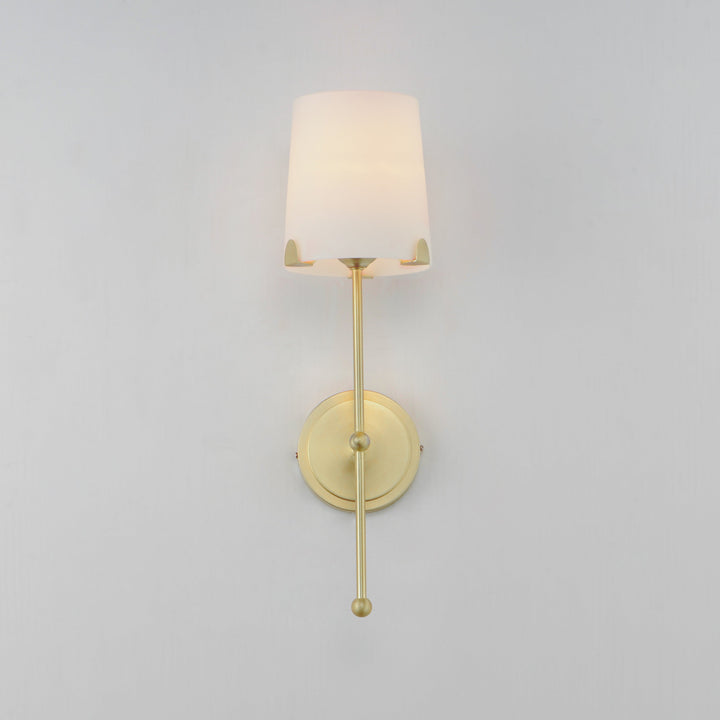 Maxim Huntington 32361WTSBR Wall Sconce Light - Satin Brass