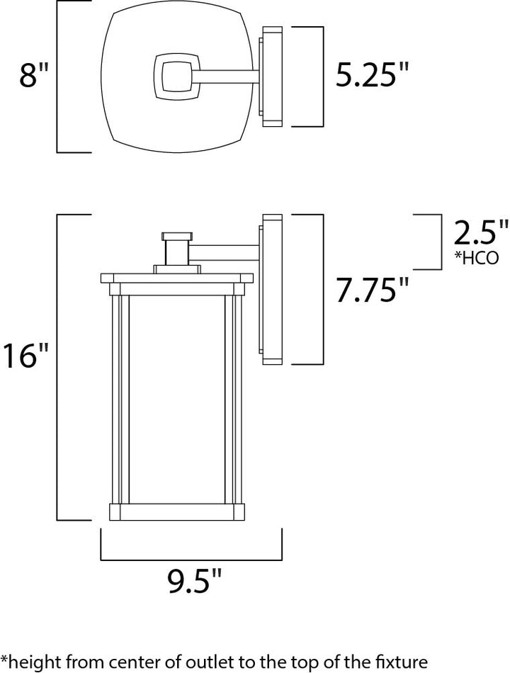 Maxim Lighting 3254CRBZ Terrace Outdoor Bronze