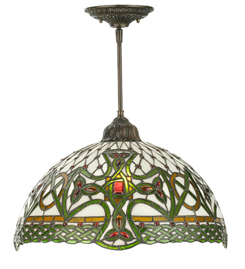 Meyda Tiffany Celtic Knot 32662 Pendant Light - Antique