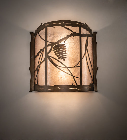 Meyda Tiffany Whispering Pines 32794 Wall Light - Antique Copper