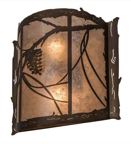 Meyda Tiffany Whispering Pines 32794 Wall Light - Antique Copper