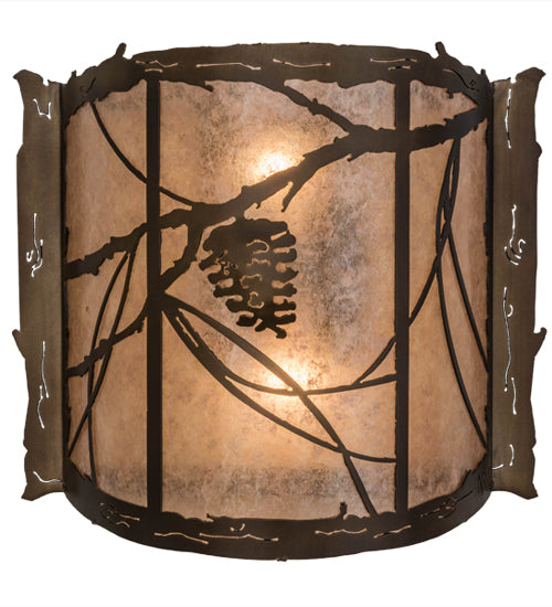 Meyda Tiffany Whispering Pines 32794 Wall Light - Antique Copper