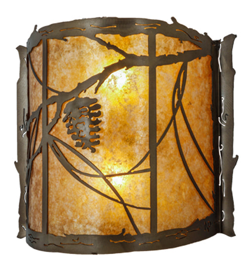 Meyda Tiffany Whispering Pines 32826 Wall Light - Antique Copper