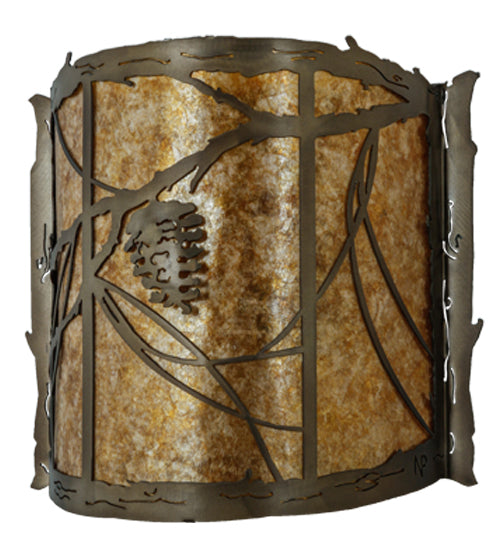 Meyda Tiffany Whispering Pines 32826 Wall Light - Antique Copper