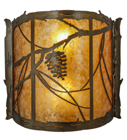 Meyda Tiffany Whispering Pines 32826 Wall Light - Antique Copper