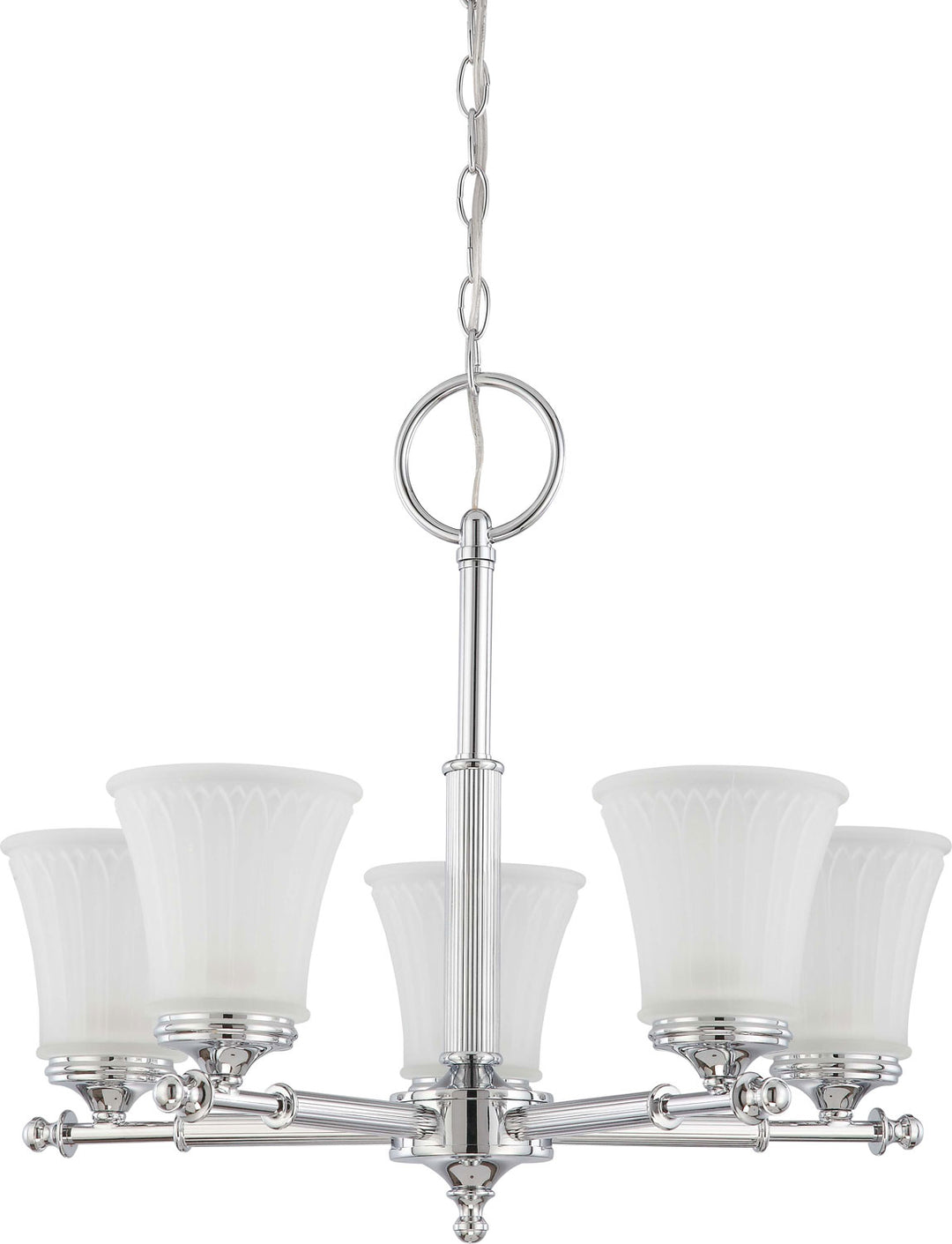 Nuvo Teller 60-4265 Chandelier Light - Polished Chrome