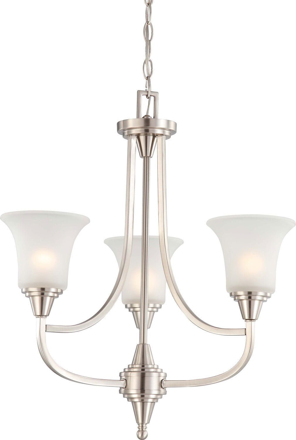 Nuvo Surrey 60-4145 Chandelier Light - Brushed Nickel