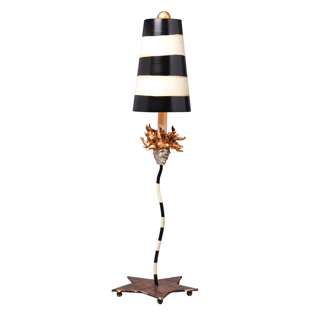 Lucas+Mckearn Lighting TA1009  La Fleur Lamp Black And Taupe