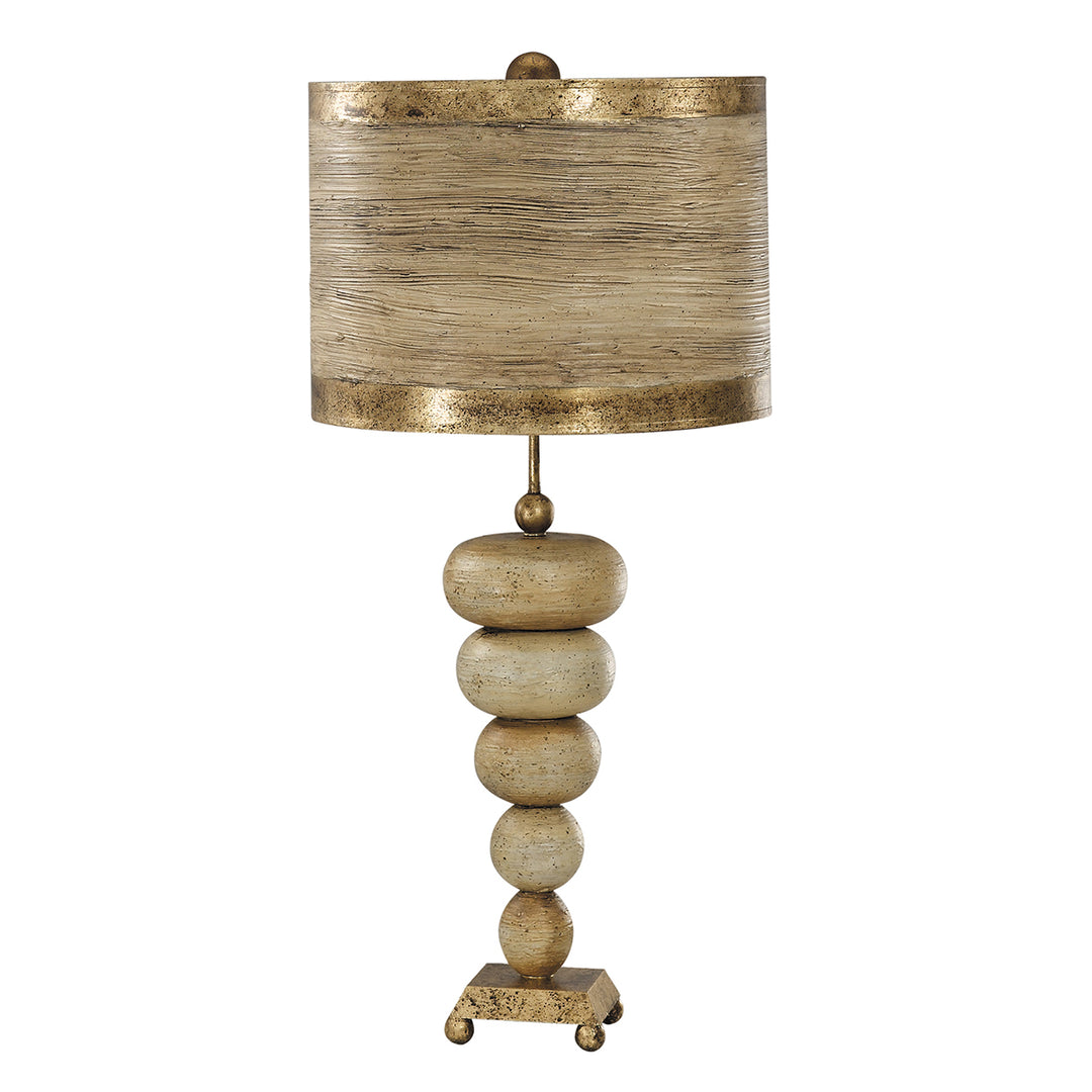 Lucas+Mckearn Lighting TA1031  Retro Lamp Textured Cream