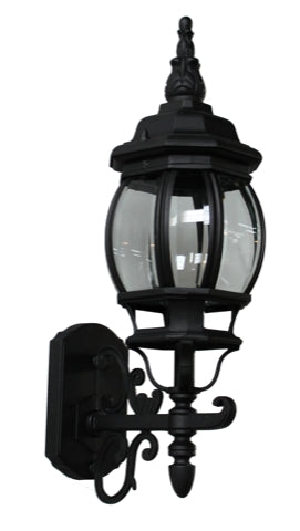 Artcraft Lighting AC8090BK Classico One Light Outdoor Wall Mount Outdoor Black