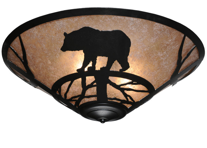 Meyda Tiffany Bear On The Loose 110548 Ceiling Light - Nickel