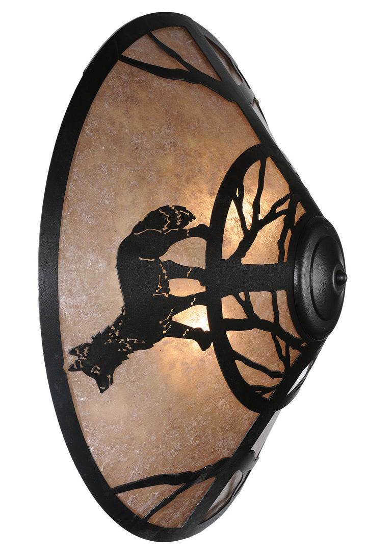 Meyda Tiffany Fox On The Loose 110552 Ceiling Light - Brushed Nickel