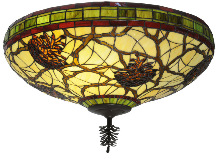 Meyda Tiffany Pinecone 110734 Ceiling Light - Timeless Bronze