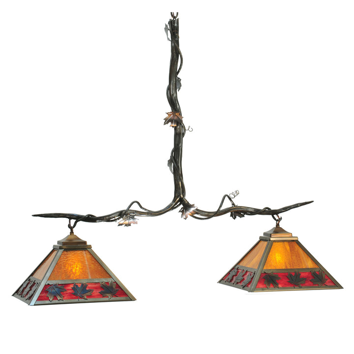 Meyda Tiffany Maple Leaf 111207 Pendant Light - Antique Copper