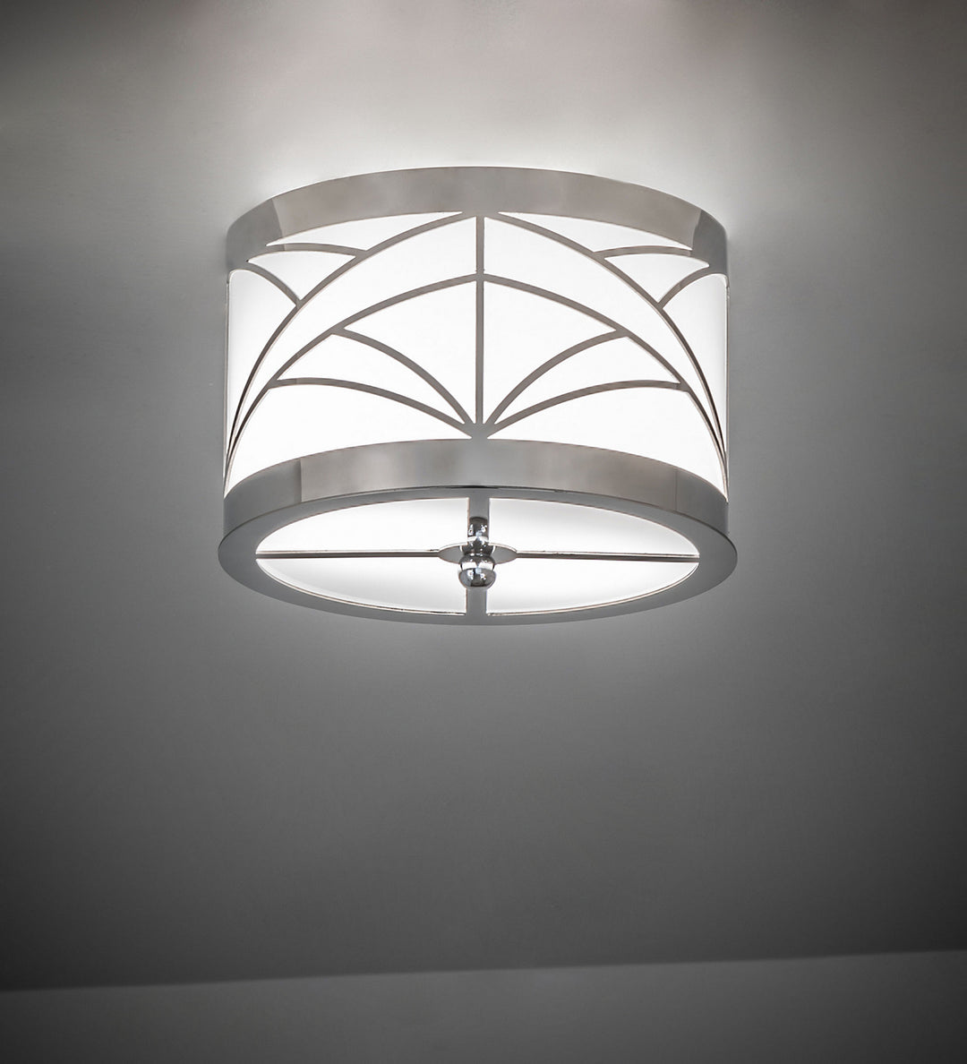 Meyda Tiffany Revival 111286 Ceiling Light - Stainless Steel