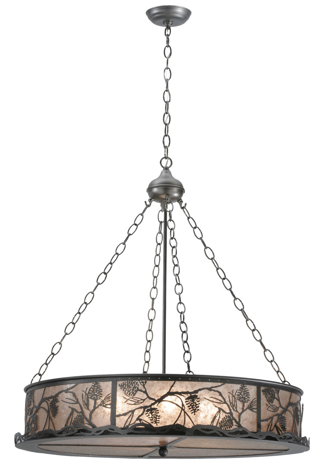 Meyda Tiffany Whispering Pines 111316 Pendant Light - Pewter
