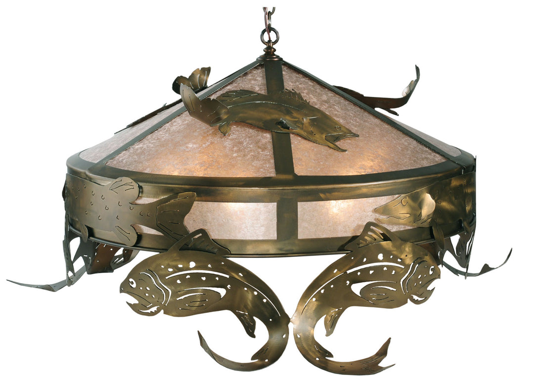 Meyda Tiffany Catch Of The Day 111957 Pendant Light - Antique Copper