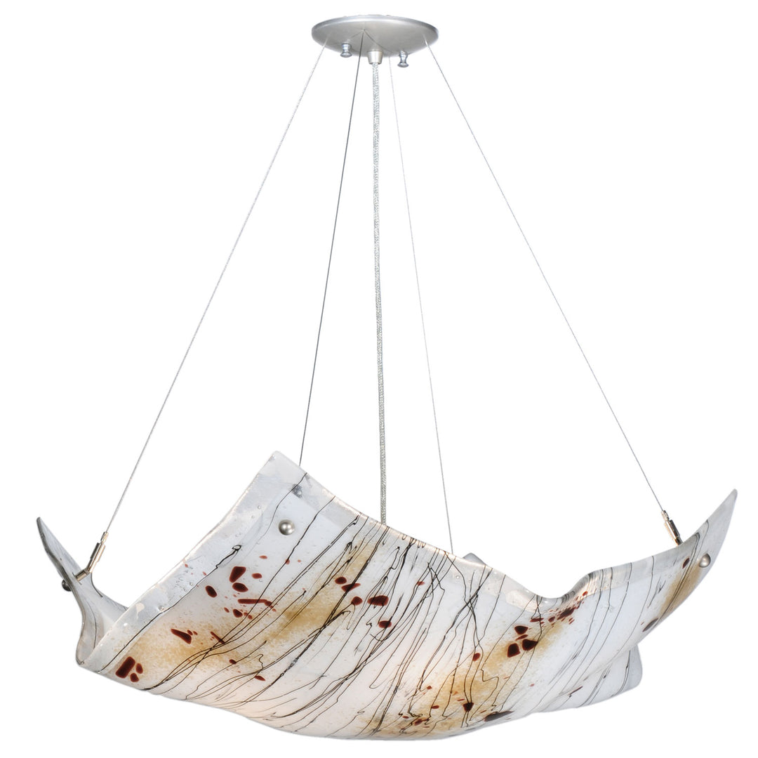 Meyda Tiffany Crinkle 112107 Pendant Light - Nickel