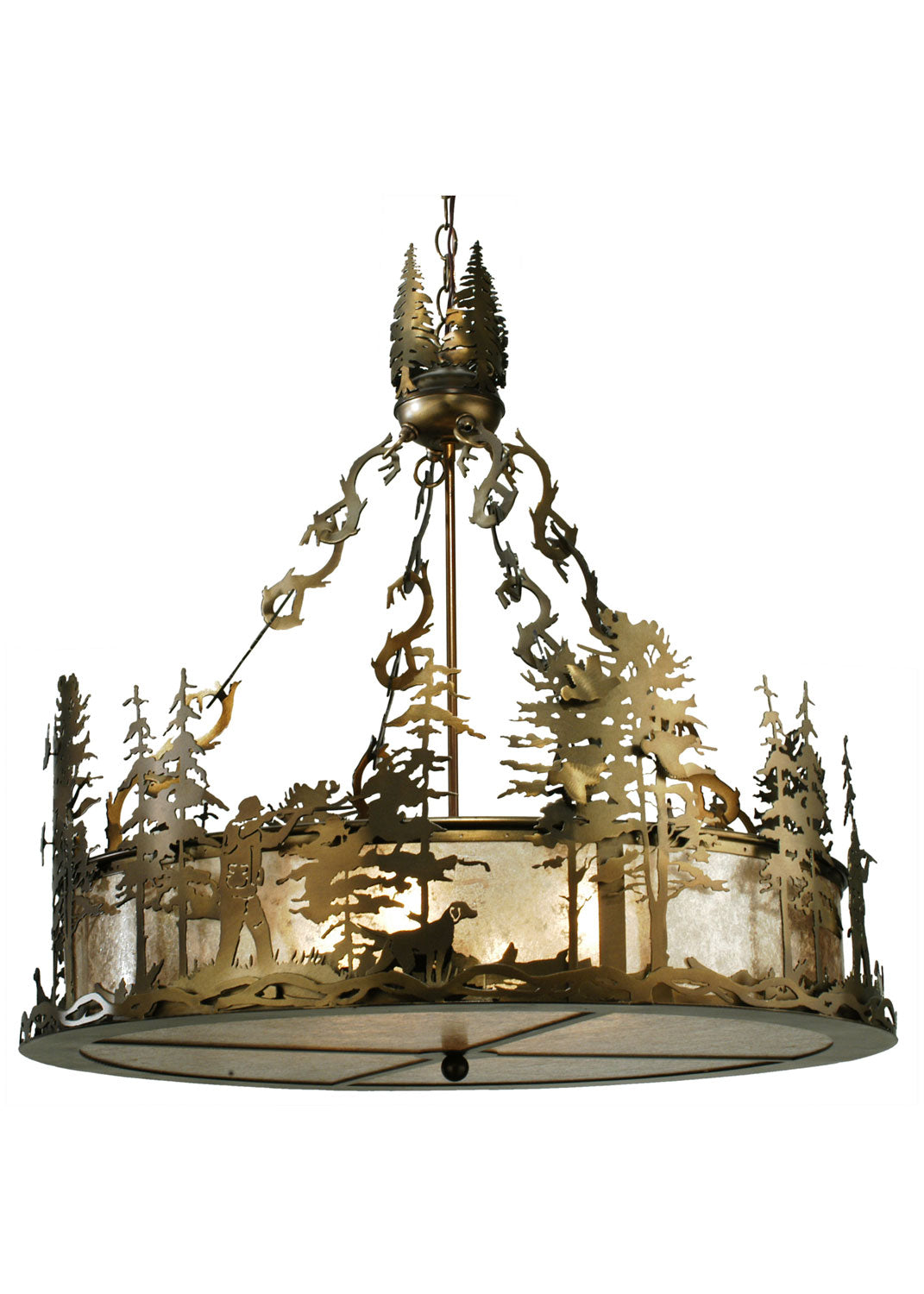 Meyda Tiffany Quail Hunter 112186 Pendant Light - Antique Copper