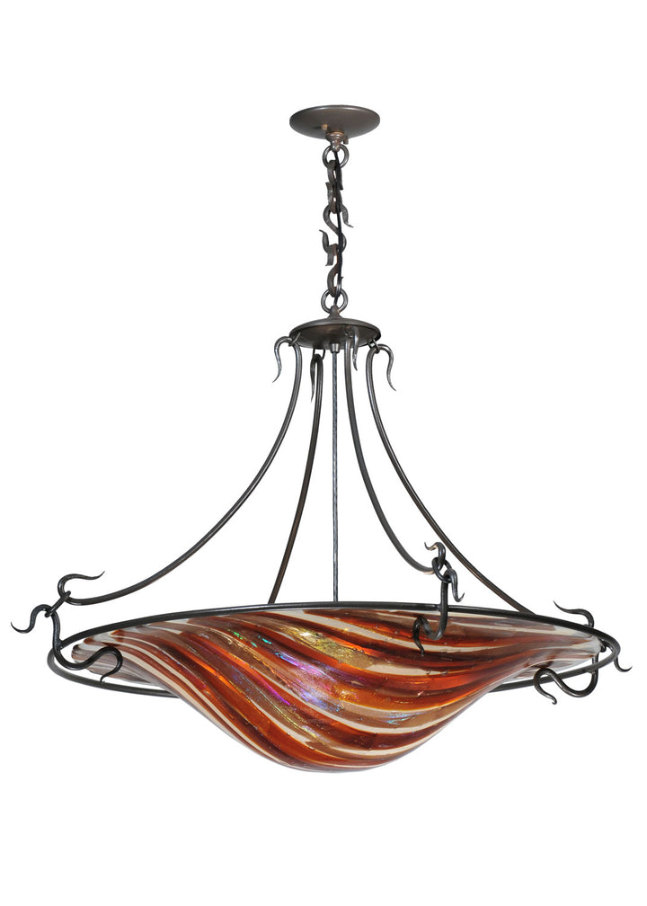 Meyda Tiffany Metro Fusion 112432 Pendant Light - Craftsman Brown