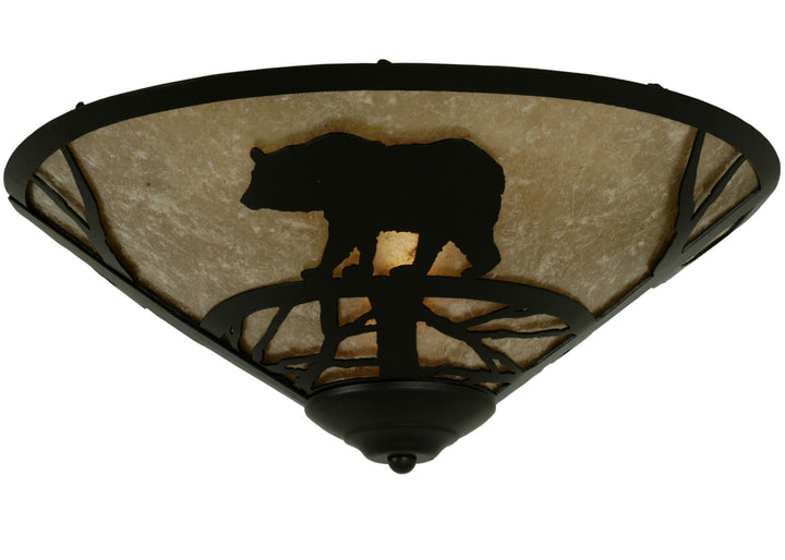 Meyda Tiffany Bear On The Loose 112458 Ceiling Light - Custom,Polished Stainless Steel