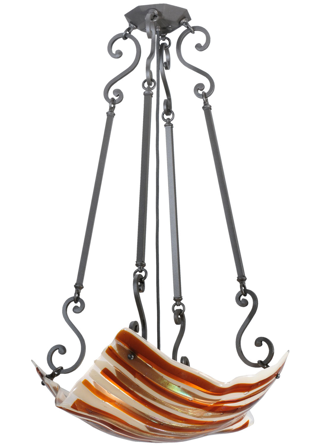 Meyda Tiffany Metro Fusion 112691 Pendant Light - Wrought Iron