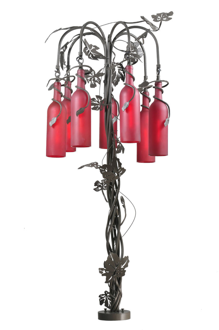 Meyda Tiffany Lighting 106260 Tuscan Vineyard Seven Light Table Lamp Lamp Bronze / Dark