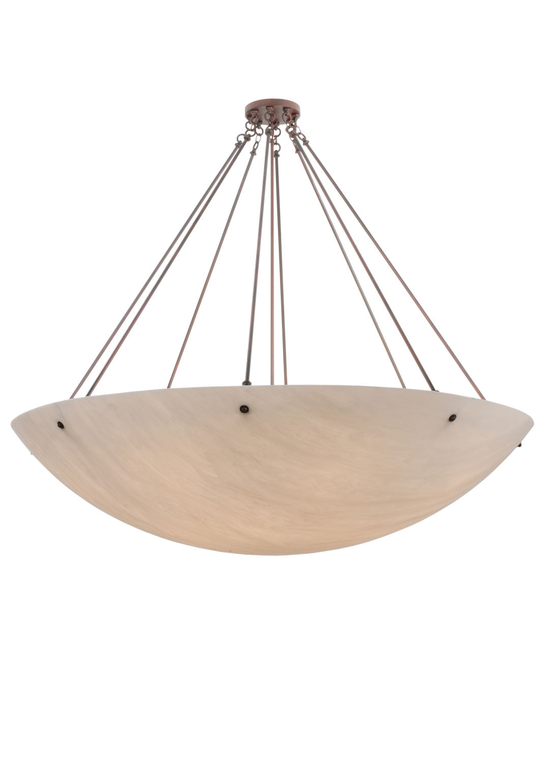 Meyda Tiffany Madison 110235 Pendant Light - Rusty Nail/White Alabaster