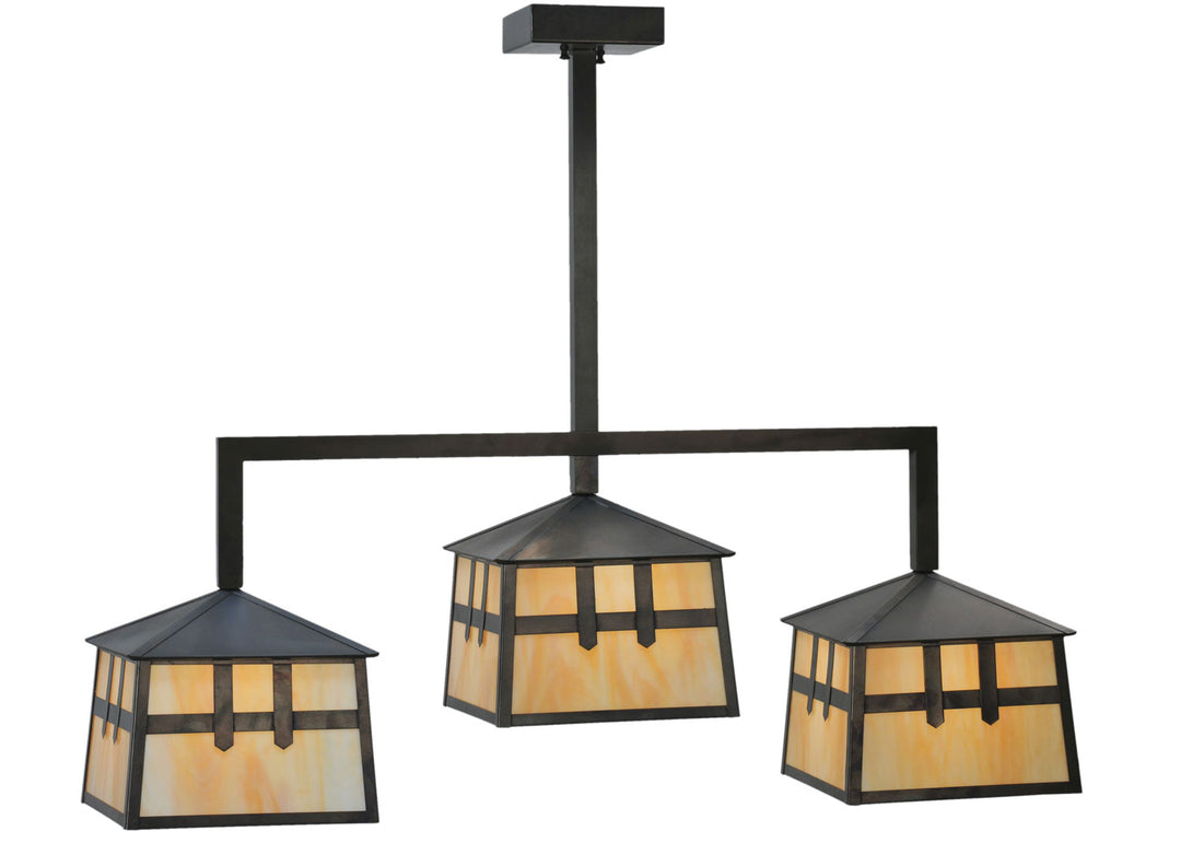 Meyda Tiffany Stillwater 110914 Pendant Light - Craftsman Brown