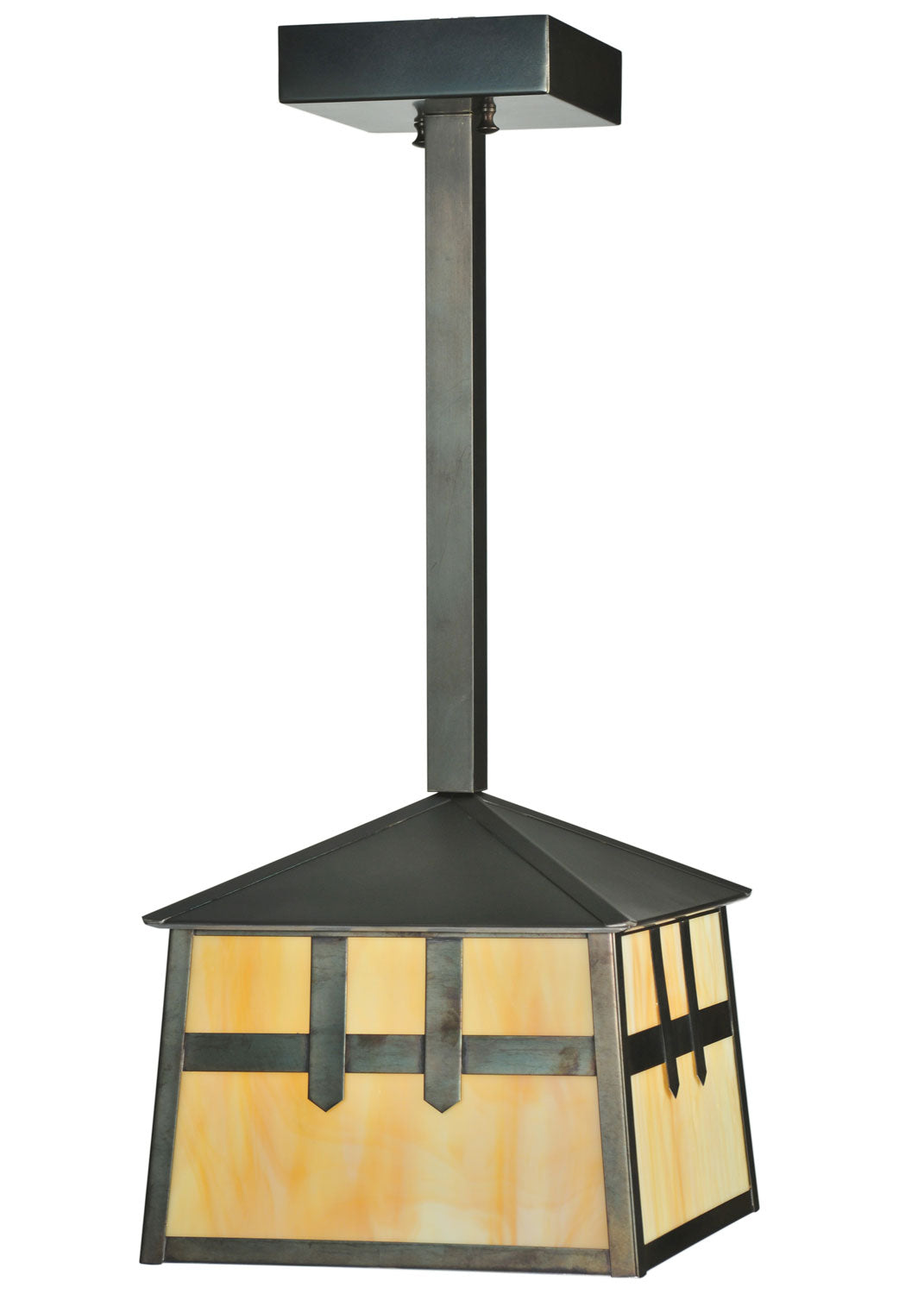 Meyda Tiffany Lighting 110941 Stillwater One Light Mini Pendant Outdoor Bronze / Dark