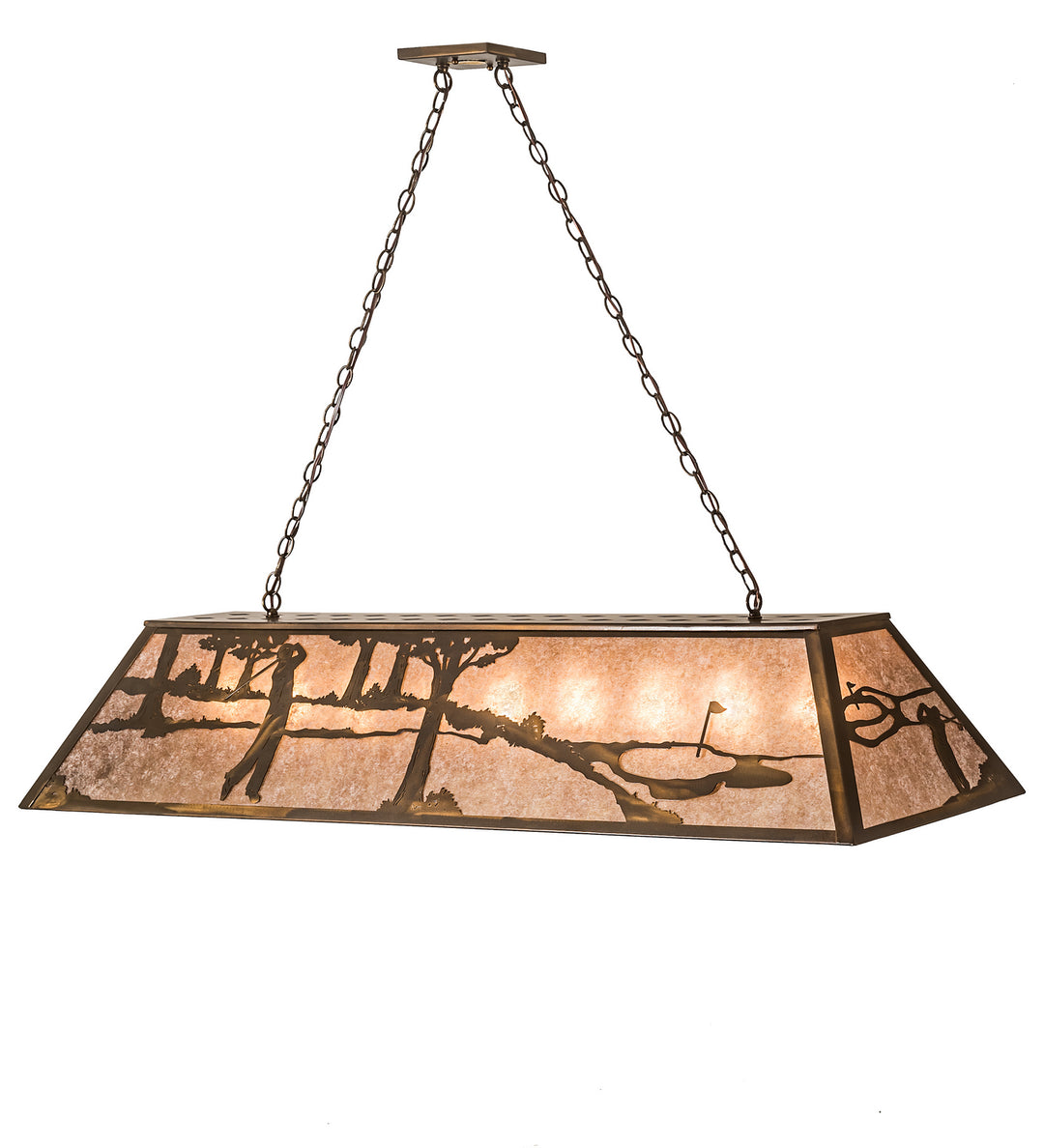Meyda Tiffany Golf 111946 Pendant Light - Antique Copper