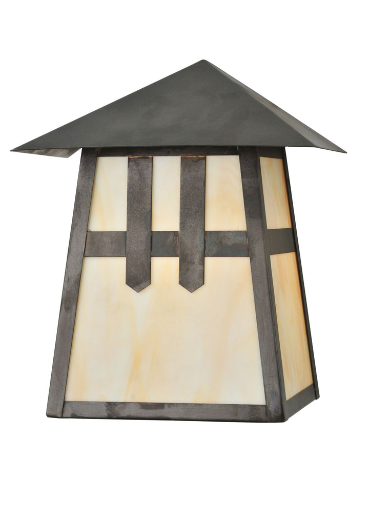 Meyda Tiffany Lighting 112383 Stillwater One Light Wall Sconce Outdoor Bronze / Dark