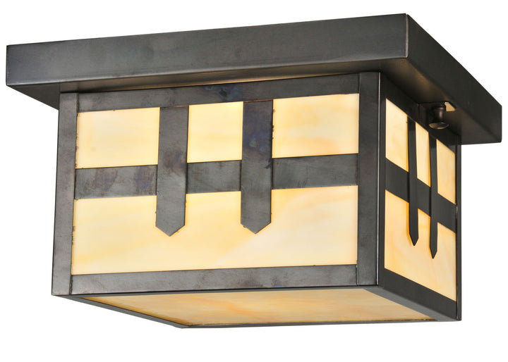 Meyda Tiffany Hyde Park 112385 Ceiling Light - Craftsman Brown