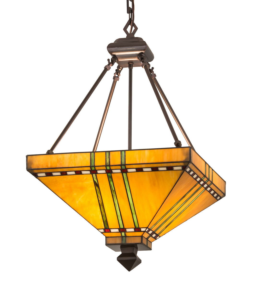 Meyda Tiffany Prairie Corn 112757 Pendant Light - Mahogany Bronze